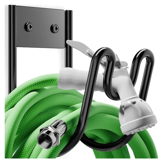Josmimic Black Steel Hose Holder