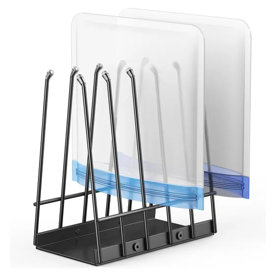 Josmimic Reusable Bag Drying Rack — Black