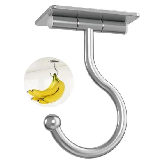 Josmimic Adhesive Banana Hanger — Silver