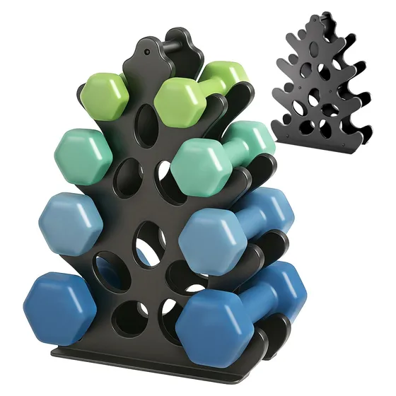 Josmimic Dumbbell Tower with Silicone Cradles
