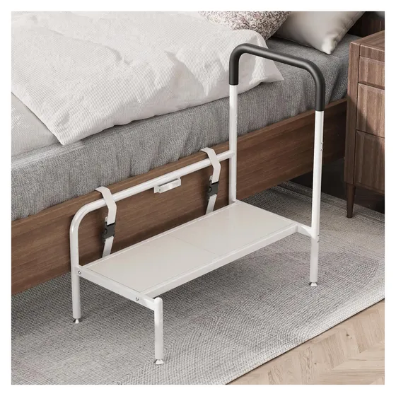 Josmimic Bed Step Stool with Handle & LED