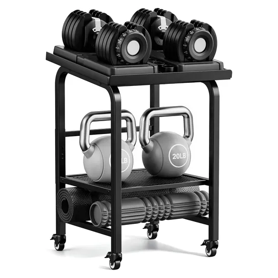 Josmimic Rolling Stand for Adjustable Dumbbells